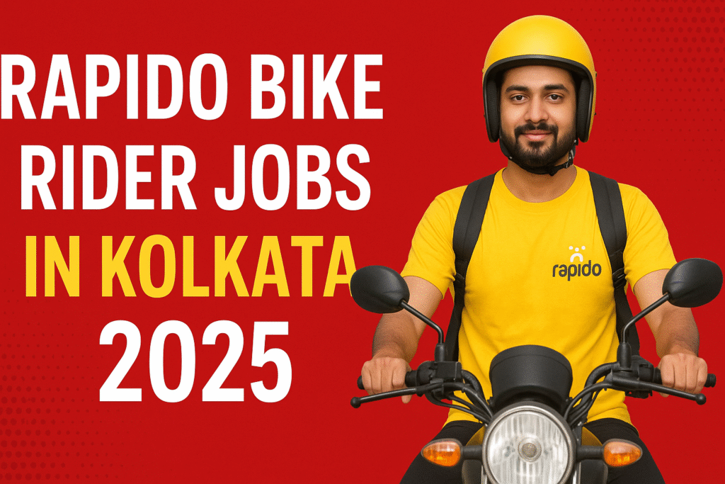 Rapido Bike Rider jobs in kolkata 2025