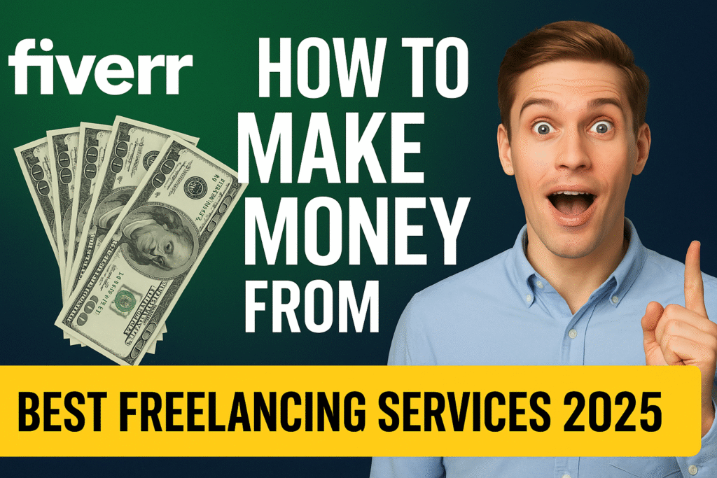 Fiverr দিয়ে 2025 সালে কীভাবে টাকা আয় করবেন – সেরা Freelancing Services গাইড (বাংলায়)